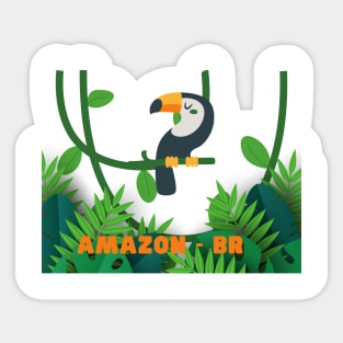 Amazon - Brazil Sticker